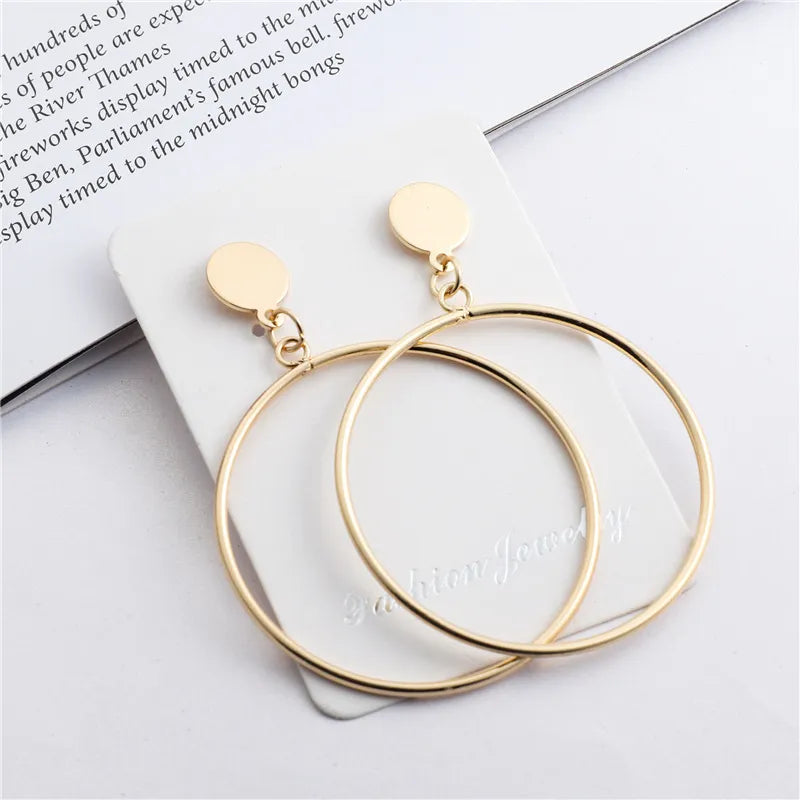 Peris Gems  ES3284 Korea Pearl Earrings for Women - Round Geometric Studs SHEIN Amazon Temu
