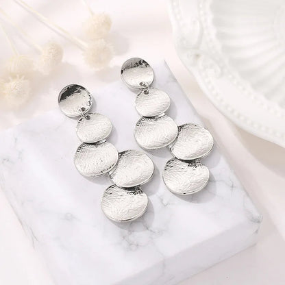 Peris Gems  ES3308 Korea Pearl Earrings for Women - Round Geometric Studs SHEIN Amazon Temu