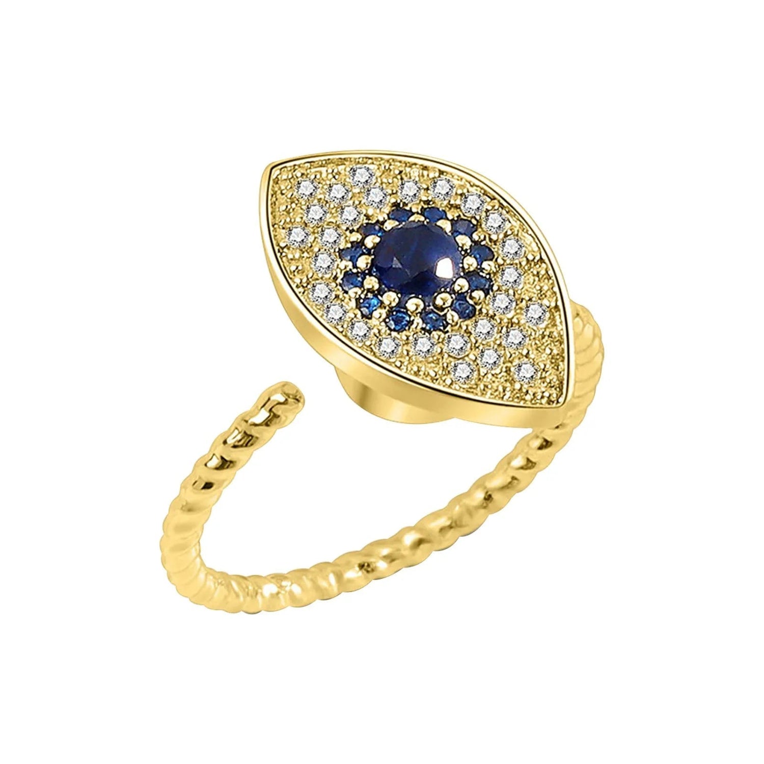 Peris Gems Evil Eye Gold / resizable 10mm Anxiety Rings For Women Y2k Jewelry Rings Butterfly Daisy Bead Anti Stress Fidget Spinner Rings For Teens 2024 Aesthetic SHEIN Amazon Temu