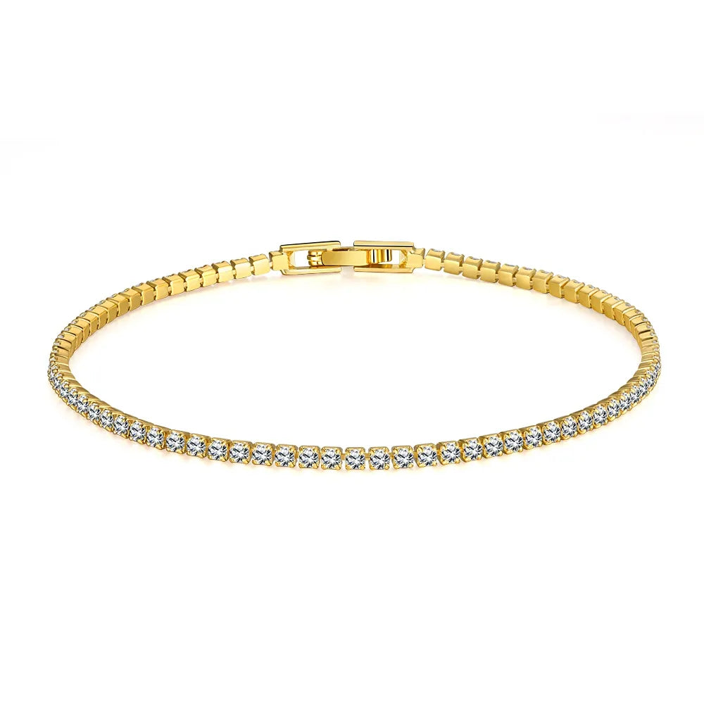 Peris Gems Gold 100% 925 Sterling Silver Simulated Moissanite Diamond Bracelets for Women Yellow White Gold Color Birthday Jewelry Gift SHEIN Amazon Temu