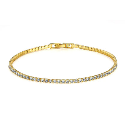 Peris Gems Gold 100% 925 Sterling Silver Simulated Moissanite Diamond Bracelets for Women Yellow White Gold Color Birthday Jewelry Gift SHEIN Amazon Temu