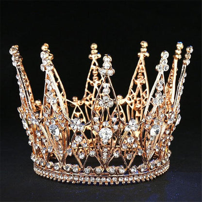 Peris Gems  Gold Pageant Bridal Tiara Crown for Women | Diamond Diadem Queen Crown Pageant Bridal Tiara Crown for Women | Diamond Diadem Crown SHEIN Amazon Temu
