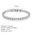 Peris Gems  H027-17cm Gorgeous Diamond Tennis Chain Bracelets Unisex SHEIN Amazon Temu