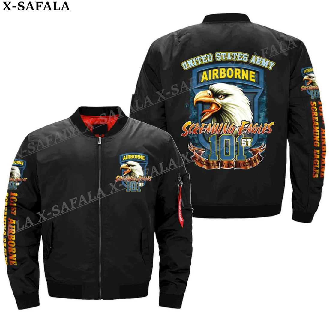 Peris Gems H993 1 / US Size 4XL 101st Airborne Vietnam Army 3D Bomber Jackets Zipper Flight Jacket Casual Thick Coat Unisex Harajuku Women Streetwear-4 101st Airborne Vietnam Army 3D Bomber Jackets Zipper Flight Jacket Casual Thick Coat Unisex Harajuku Women Streetwear-4 SHEIN Amazon Temu