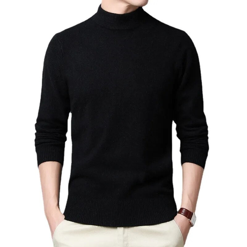 Peris Gems  Half Turtleneck Solid Colored Thick Sweaters for Men SHEIN Amazon Temu