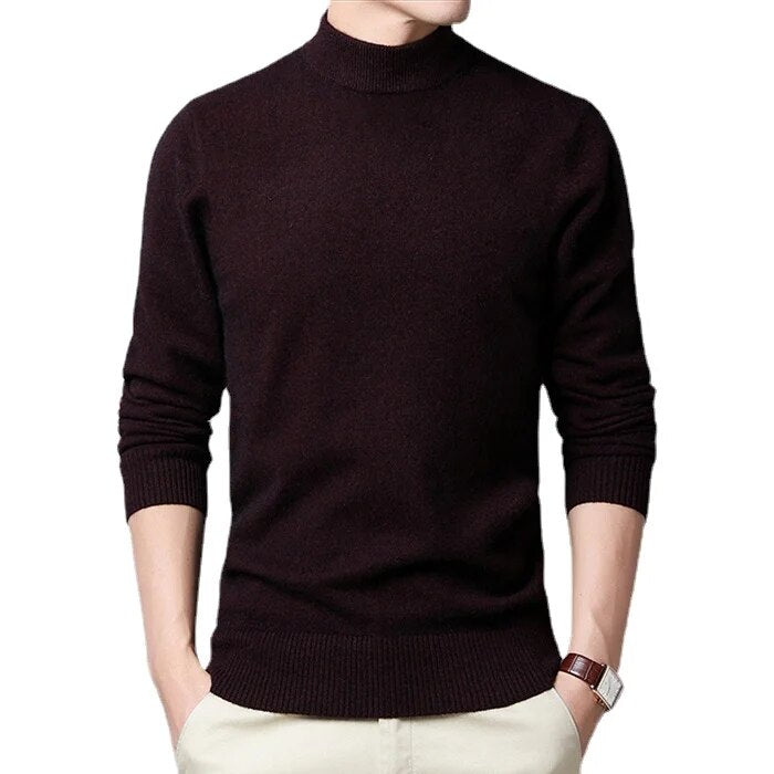 Peris Gems  Half Turtleneck Solid Colored Thick Sweaters for Men SHEIN Amazon Temu