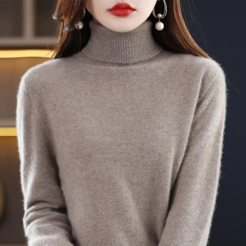 Peris Gems  High-Collared Cashmere Wool Warm Sweaters for Women SHEIN Amazon Temu
