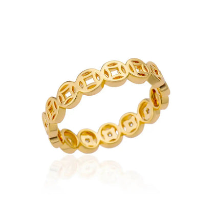 Peris Gems  JZ4434G Gold-Plated Stainless-Steel Adjustable Rings for Women SHEIN Amazon Temu