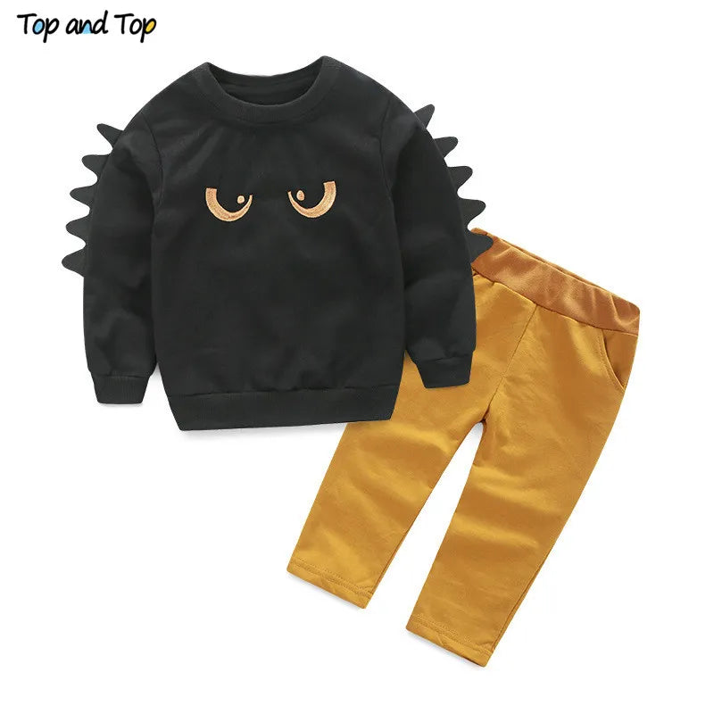 Peris Gems  Kids 2pc Cartoon Sweatshirt and Pants Set SHEIN Amazon Temu