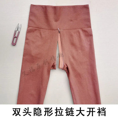 Peris Gems  Knitted Invisible Zipper Workout Leggings for Women SHEIN Amazon Temu