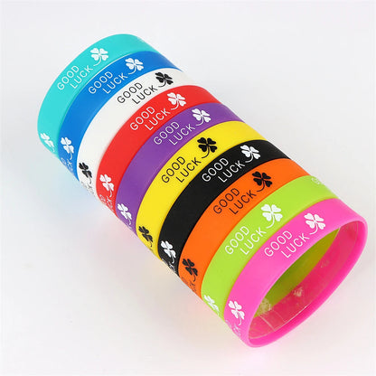 Peris Gems m / CHINA / 30pcs 10/20/30/50Pcs/Lot Fashion Simple Luminous Silicone Bracelet For Men Women Sports Love Mixed Style Jewelry Birthday Party Gifts SHEIN Amazon Temu