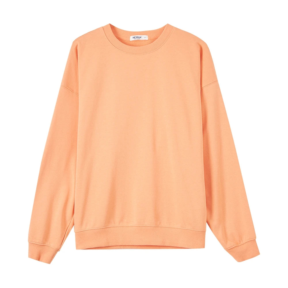 Peris Gems  Metal orange / S Round Neck Spring Fall Knitted Sweatshirts for Women SHEIN Amazon Temu