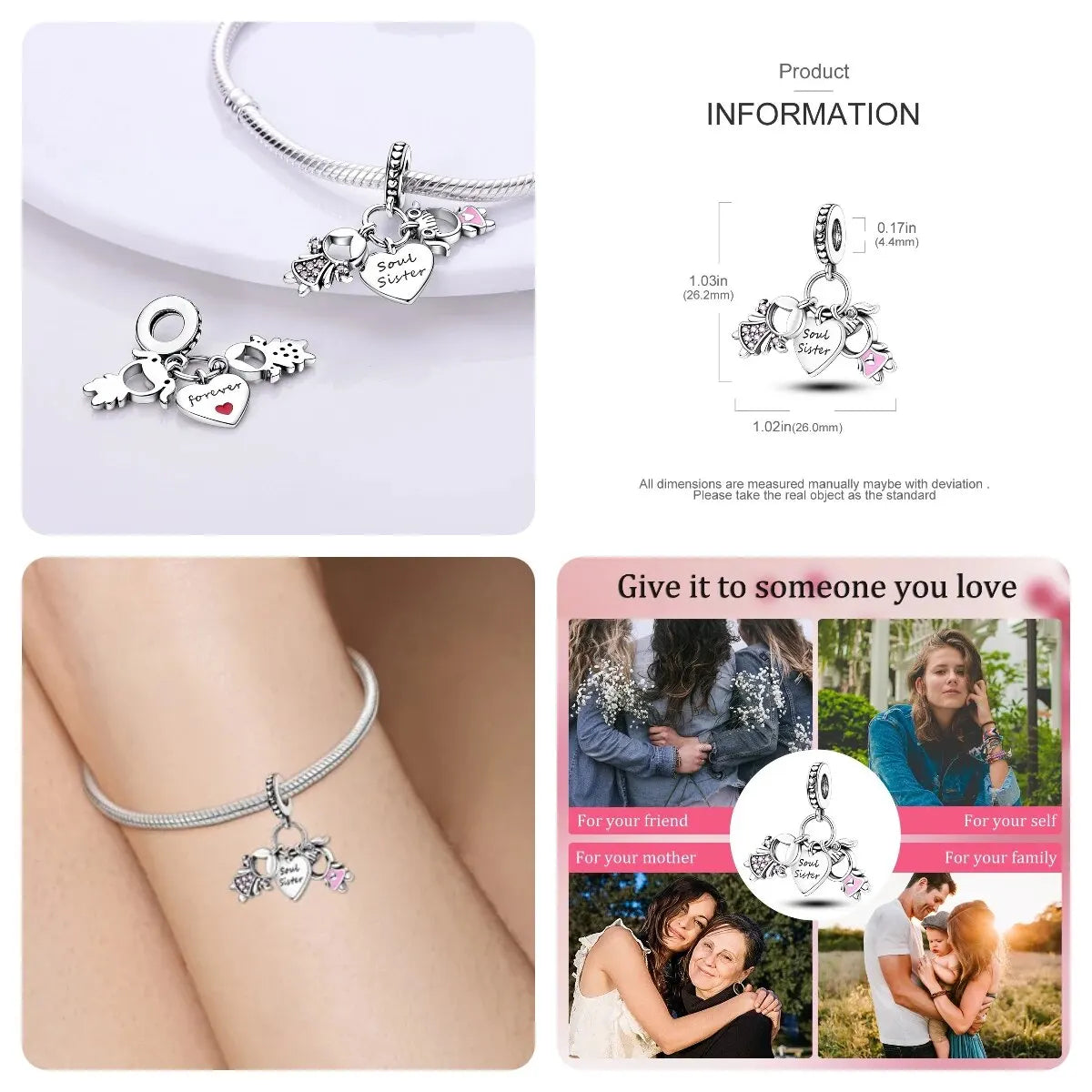 Peris Gems MULA 1PC Silver Plated Dangle Charms Fit Original Snake Chain Charm Bracelet DIY For Women Jewelry Making Gift MULA 1PC Silver Plated Dangle Charms Fit Original Snake Chain Charm Bracelet DIY For Women Jewelry Making Gift SHEIN Amazon Temu