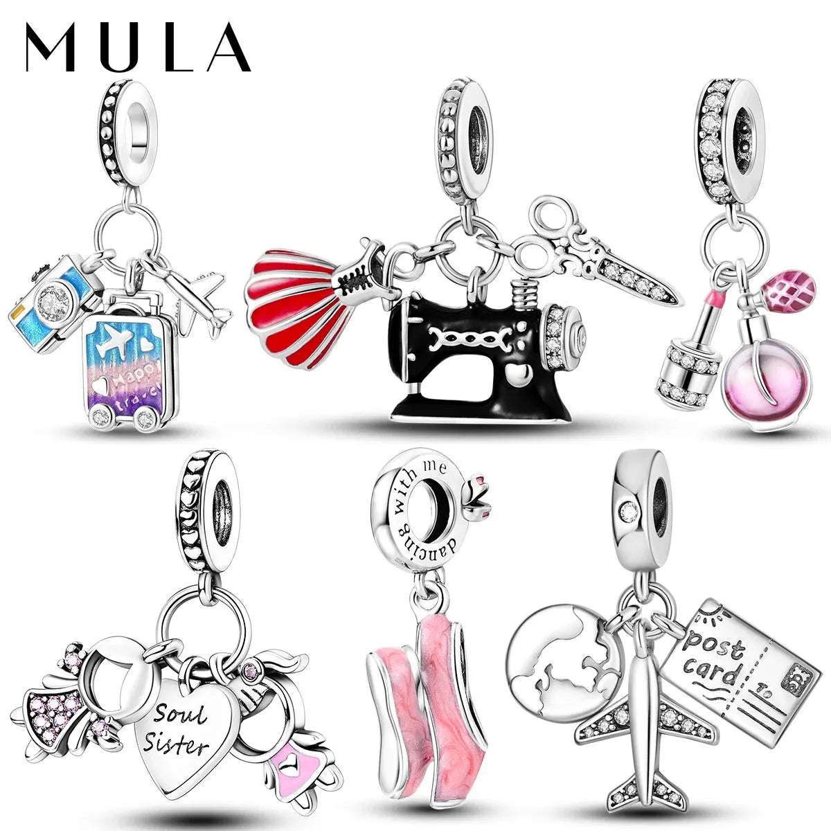 Peris Gems MULA 1PC Silver Plated Dangle Charms Fit Original Snake Chain Charm Bracelet DIY For Women Jewelry Making Gift MULA 1PC Silver Plated Dangle Charms Fit Original Snake Chain Charm Bracelet DIY For Women Jewelry Making Gift SHEIN Amazon Temu