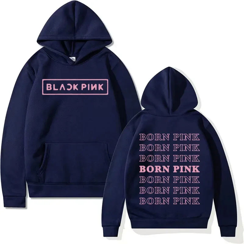 Peris Gems Navy blue / XXXL Black Pink Graphic hoodie men Fashion Aesthetic Harajuku Kpop Streetwear y2k clothes Sweatshirt fall/winter Fleece pullover male SHEIN Amazon Temu