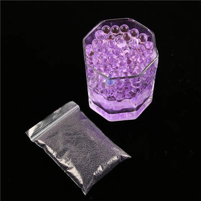 Peris Gems Purple 10000 Pcs/Bag Home Decor Pearl Shaped Crystal Soil Water Beads Bio Gel Ball For Flower/Weeding Mud Grow Magic Jelly Balls SHEIN Amazon Temu