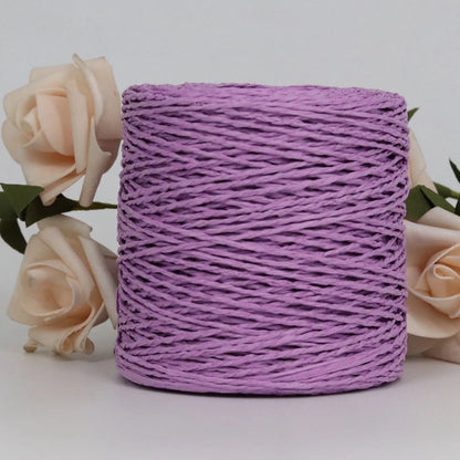 Peris Gems purple 100g/ball Raffia Yarn Kintting Paper Straw Yarn for Crocheting Hat Fancy Yarn Flower Packing Summer Fashion Handmade Material SHEIN Amazon Temu