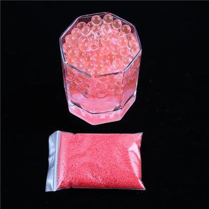Peris Gems Red 10000 Pcs/Bag Home Decor Pearl Shaped Crystal Soil Water Beads Bio Gel Ball For Flower/Weeding Mud Grow Magic Jelly Balls SHEIN Amazon Temu