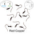 Peris Gems Red Copper / Parallel 100pcs/lot 20*17mm 10 Color Iron Bead Charms Earring Wires With Ear Hook Earrings Clasp Findings Supplies For Jewelry Making DIY SHEIN Amazon Temu