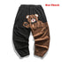 Peris Gems  Regular Black / XXL Teddy Bear Embroidered Fleece Sweatpants for Men SHEIN Amazon Temu