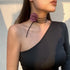 Peris Gems Rope Purple 1 Romantic Gothic Big Rose Flower Clavicle Chain Necklace for Women Ladies Korean Fashion Adjustable Rope Choker Y2K Accessories Romantic Gothic Big Rose Flower Clavicle Chain Necklace for Women Ladies Korean Fashion Adjustable Rope Choker Y2K Accessories SHEIN Amazon Temu