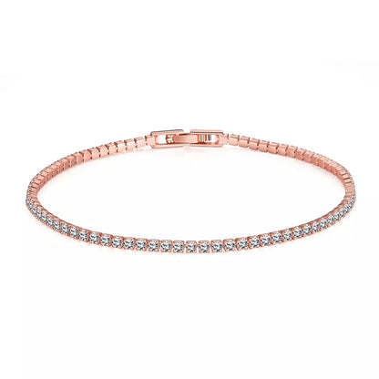 Peris Gems Rose 100% 925 Sterling Silver Simulated Moissanite Diamond Bracelets for Women Yellow White Gold Color Birthday Jewelry Gift SHEIN Amazon Temu