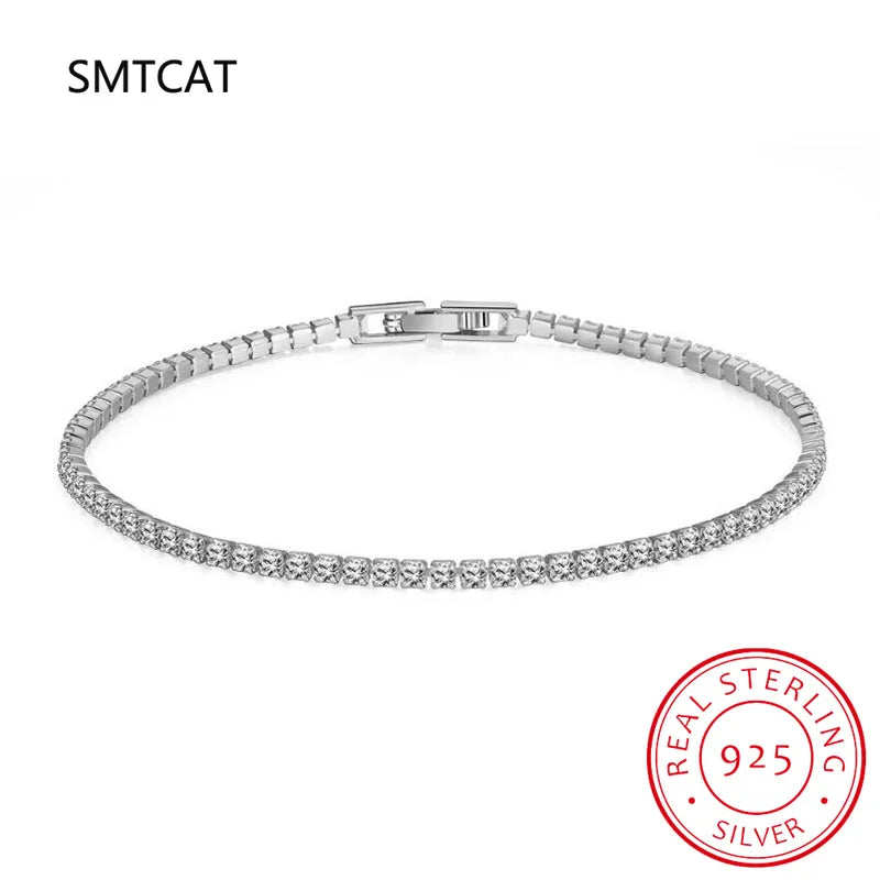 Peris Gems Silver 100% 925 Sterling Silver Simulated Moissanite Diamond Bracelets for Women Yellow White Gold Color Birthday Jewelry Gift SHEIN Amazon Temu