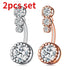 Peris Gems  silver golden set Steel 1pc Diamond Belly Button Piercing Rings SHEIN Amazon Temu