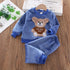 Peris Gems  Sky blue / 3T Kids 2pc Light Brown Teddy Bear Sweatshirt and Pants Set SHEIN Amazon Temu