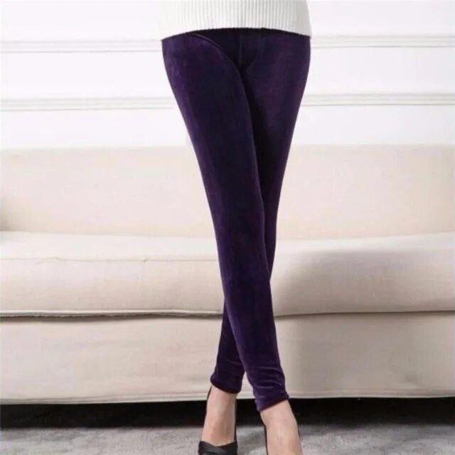Peris Gems  SM8 Purple / S Winter Double Side Velvet Leggings for Women SHEIN Amazon Temu