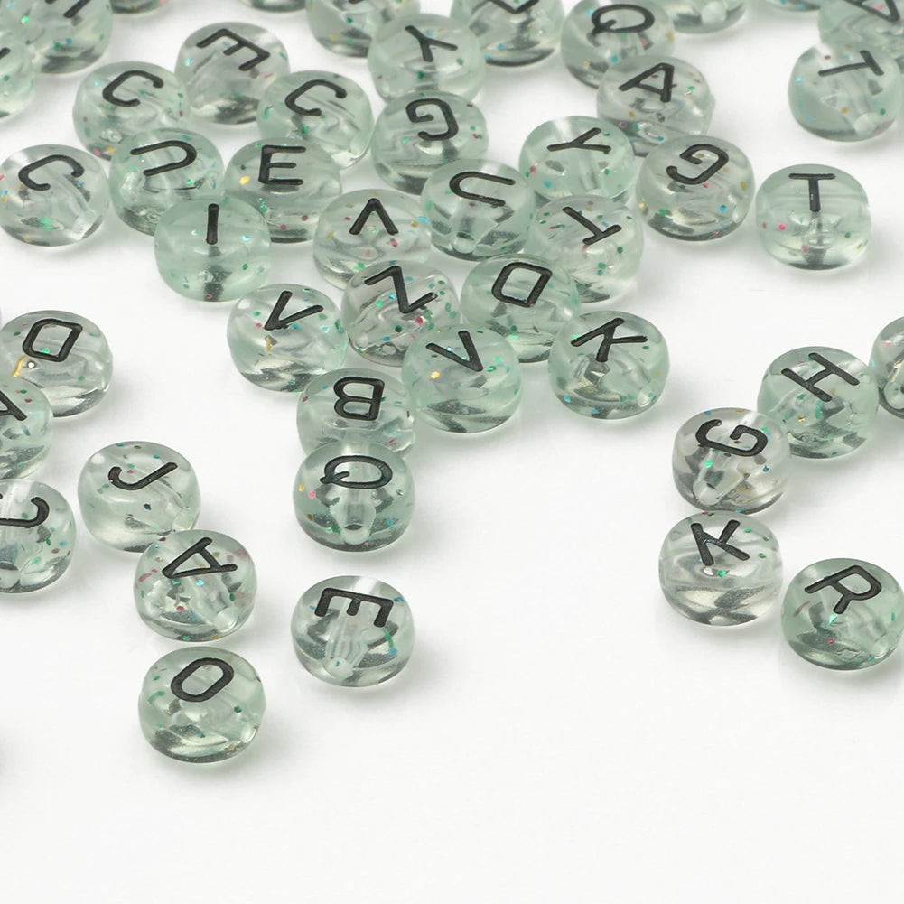 Peris Gems starlight black / 100pcs 100/200pcs Letter Beads White Black Round Gold Silver Color Acrylic Alphabet Beads for Jewelry Bracelet Necklace Key Chain DIY SHEIN Amazon Temu