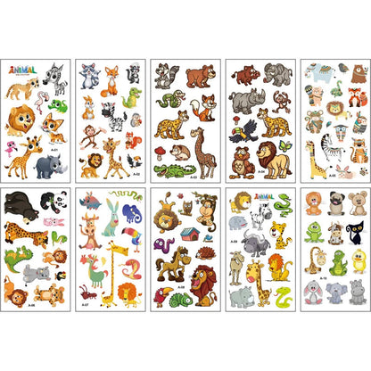Peris Gems style 1 10 Sheets/Set Animal Dinosaur Space Watch Children&