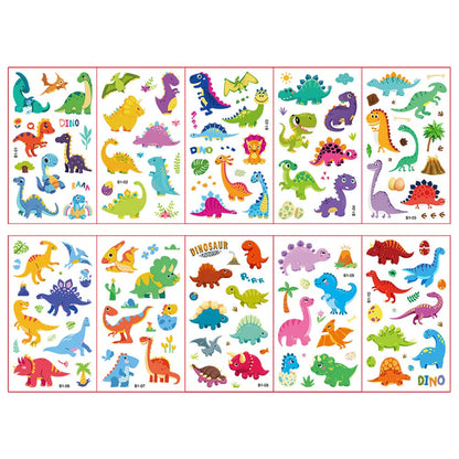 Peris Gems style 18 10 Sheets/Set Animal Dinosaur Space Watch Children&