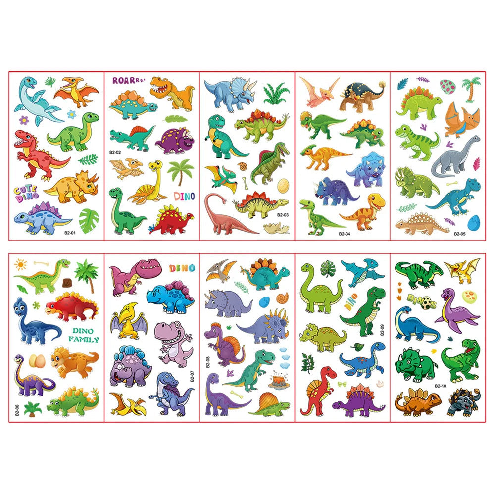 Peris Gems style 19 10 Sheets/Set Animal Dinosaur Space Watch Children&