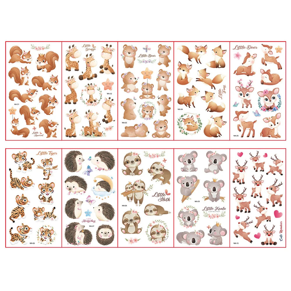 Peris Gems style 20 10 Sheets/Set Animal Dinosaur Space Watch Children&