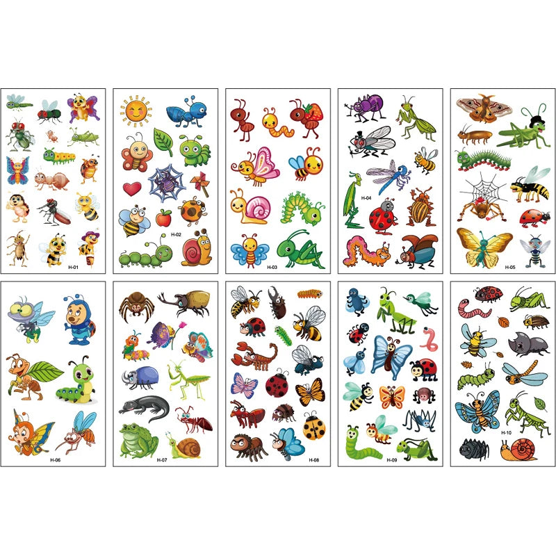 Peris Gems style 7 10 Sheets/Set Animal Dinosaur Space Watch Children&
