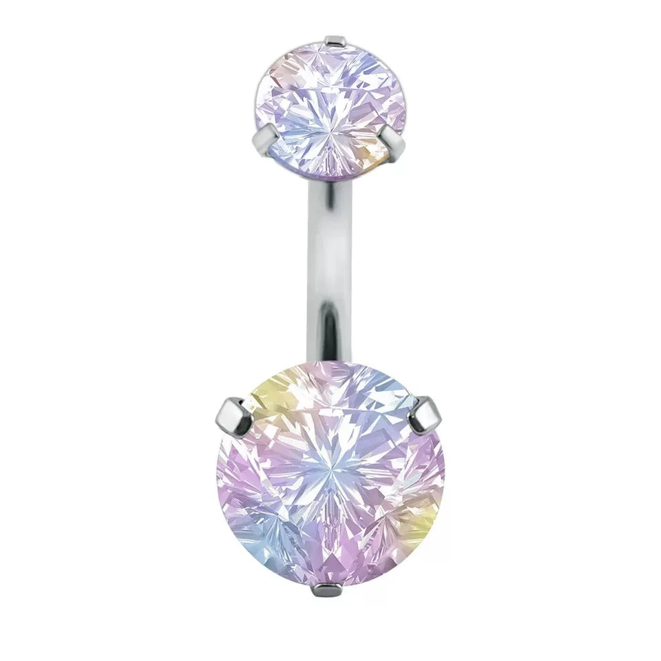 Peris Gems  style23 Steel 1pc Diamond Belly Button Piercing Rings SHEIN Amazon Temu