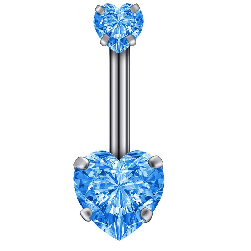 Peris Gems  style5 Steel 1pc Diamond Belly Button Piercing Rings SHEIN Amazon Temu