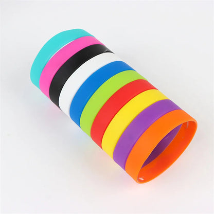 Peris Gems w / CHINA / 30pcs 10/20/30/50Pcs/Lot Fashion Simple Luminous Silicone Bracelet For Men Women Sports Love Mixed Style Jewelry Birthday Party Gifts SHEIN Amazon Temu