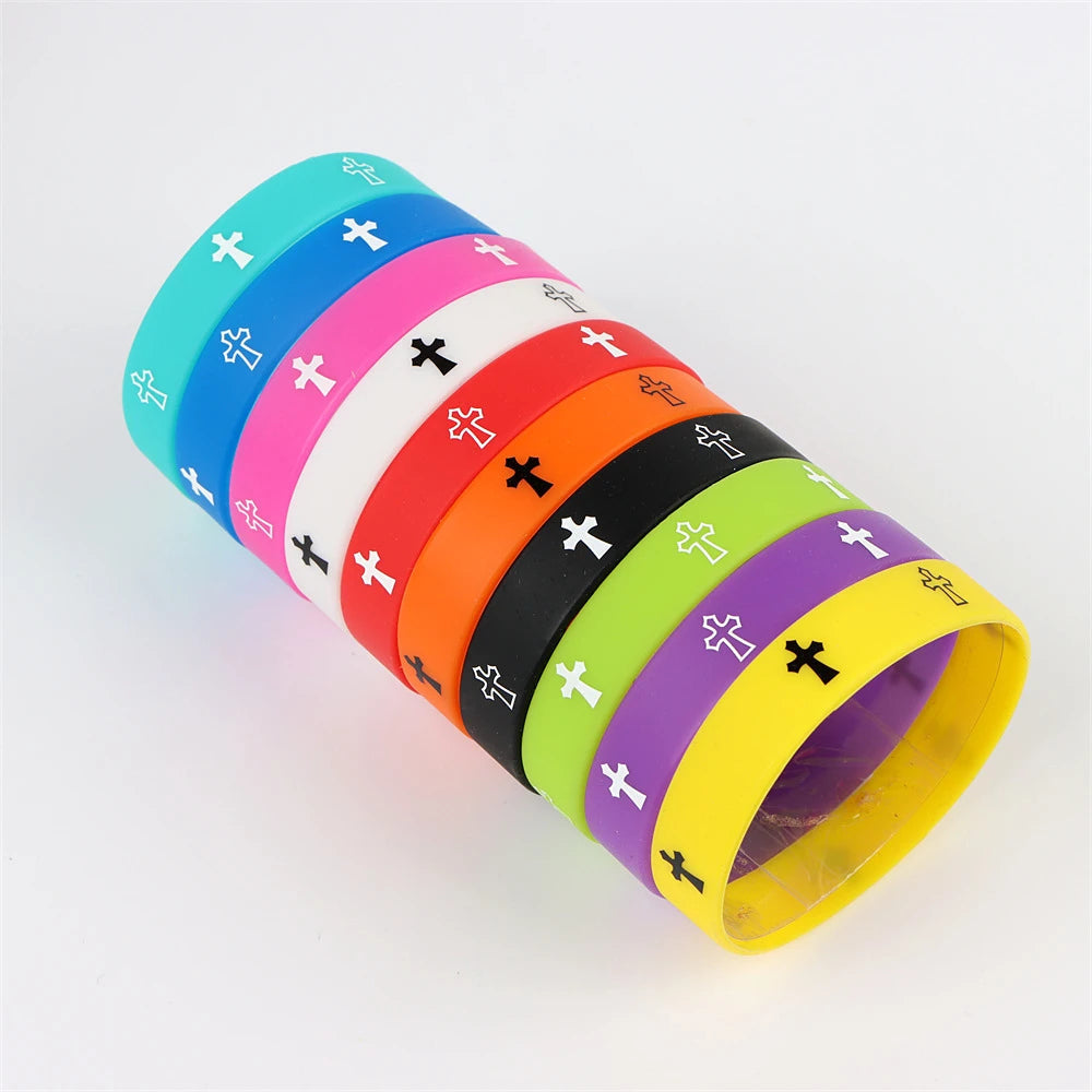 Peris Gems z / CHINA / 30pcs 10/20/30/50Pcs/Lot Fashion Simple Luminous Silicone Bracelet For Men Women Sports Love Mixed Style Jewelry Birthday Party Gifts SHEIN Amazon Temu